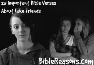 25 Important Bible Verses About Fake Friends