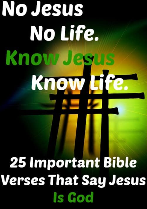 25 Important Bible Verses That Say Jesus Is God