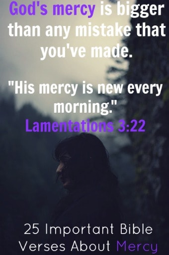 25 Important Bible Verses About Mercy 