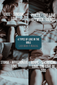 What Are The 4 Types Of Love In The Bible? (Greek Words & Meaning)