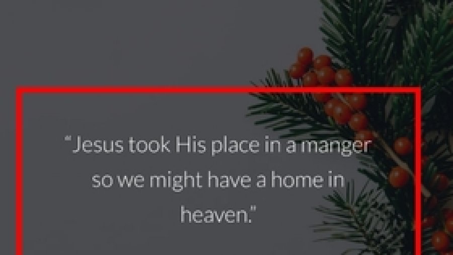 jesus is born quote