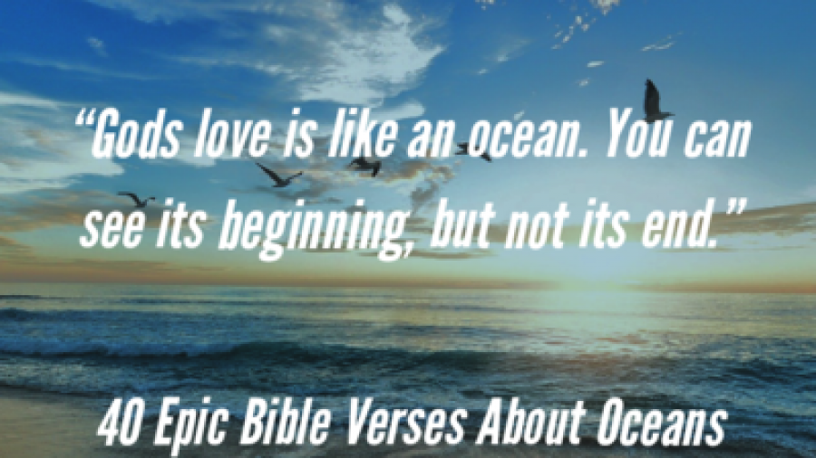 compairing oceans with love sayings