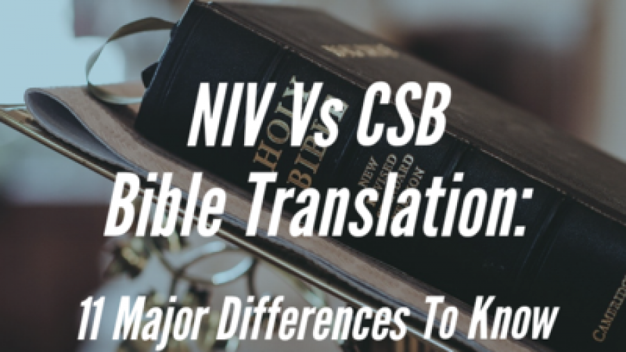 NIV Vs CSB Bible Translation: (11 Major Differences To Know)