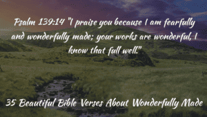 35 Beautiful Bible Verses About Wonderfully Made By God
