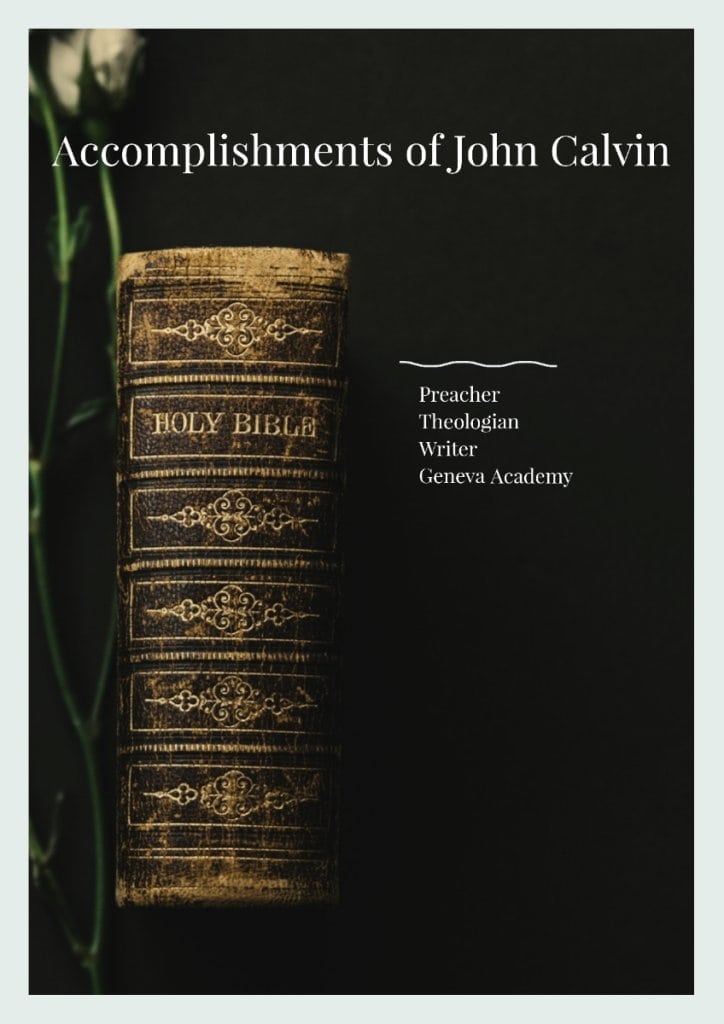Accomplishments of John Calvin