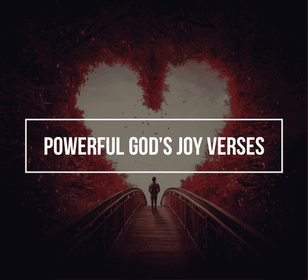 Powerful God's joy verses. God rejoices over us with joy.
