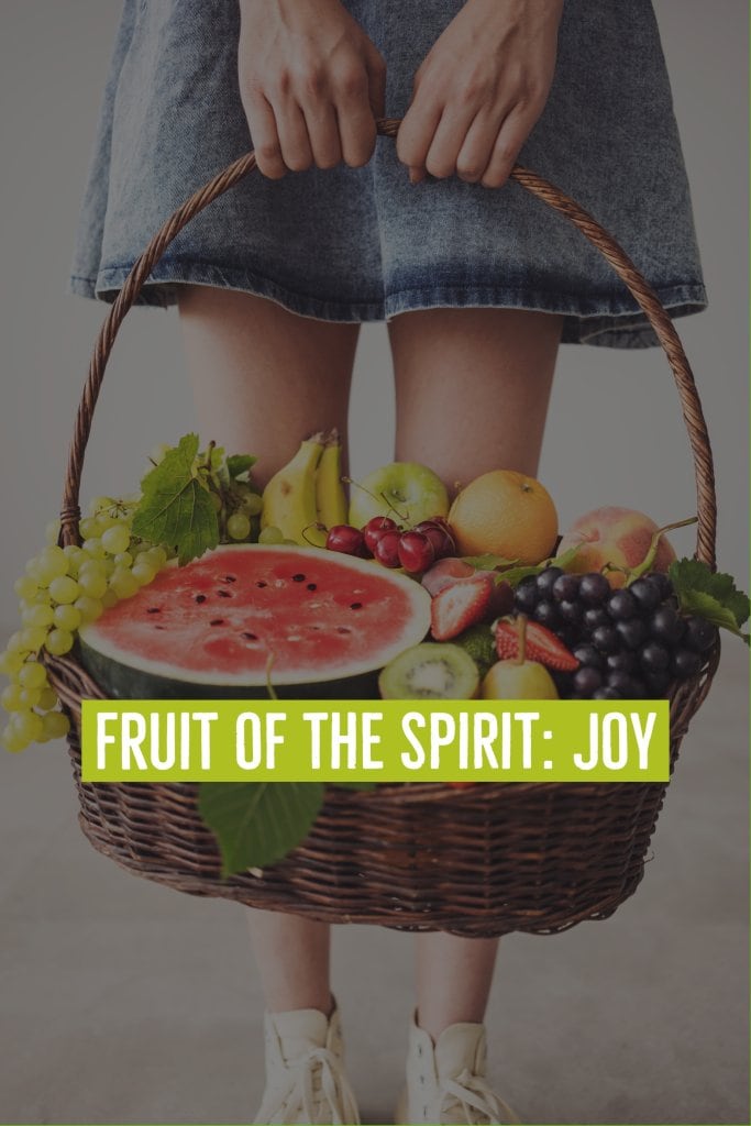 Galatians 5:22-23 “But the fruit of the Spirit is  joy.