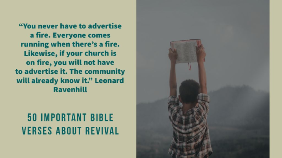 50 Major Bible Verses About Revival And Restoration (Church)